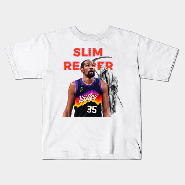 KD Slim Reaper Kids T-Shirt by YungBick